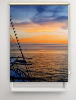 Rollo Malediven, Rollo, Motivrollo, Rollo mit Druck, Fotorollo, bedrucktes Rollo, Fensterrollo,verdunkelndes Rollo, Rollo Sailing Malediven,Sonnenschutz Rollo